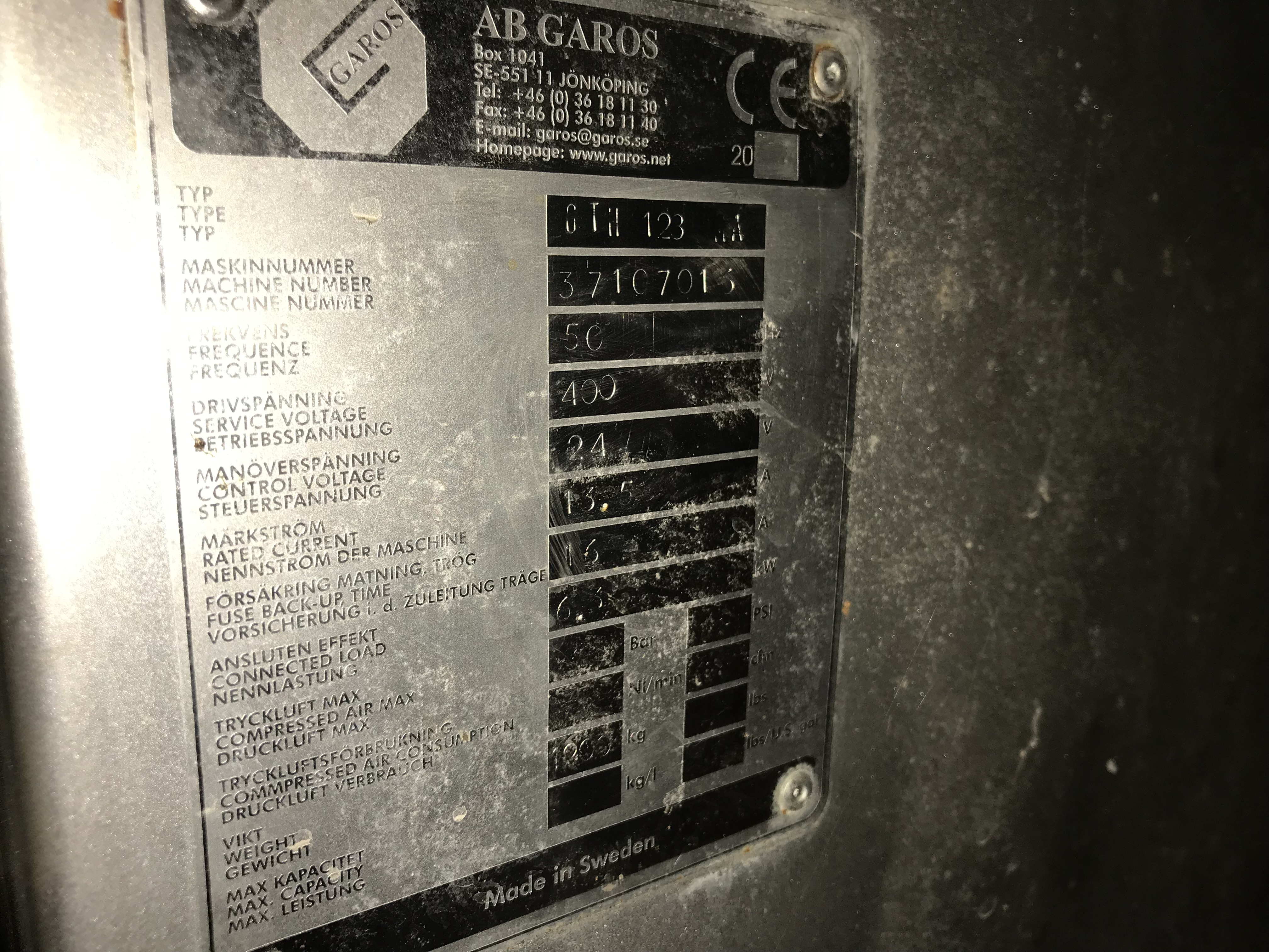 Begagnad Saltinjektor Garos 128 nålar
