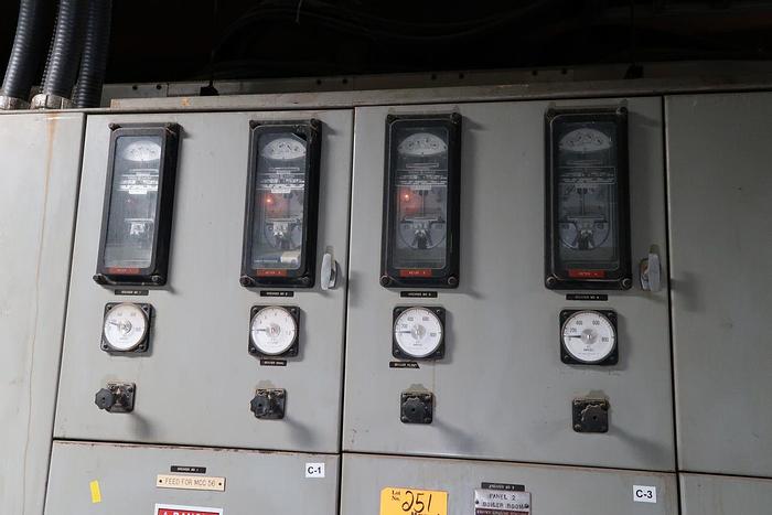 Used GE 3-PANEL SWITCH GEAR FEED