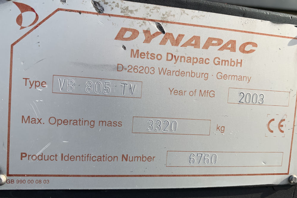 Usato 2003 Dynapac F 121 6W -278-