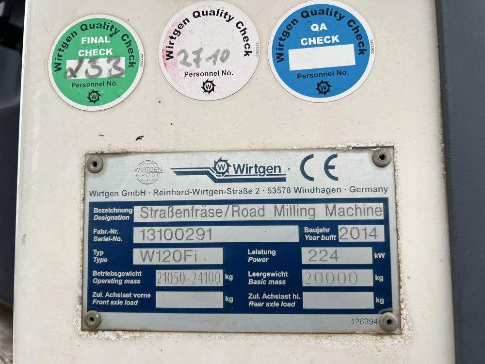 Usato 2014 Wirtgen W 120Fi