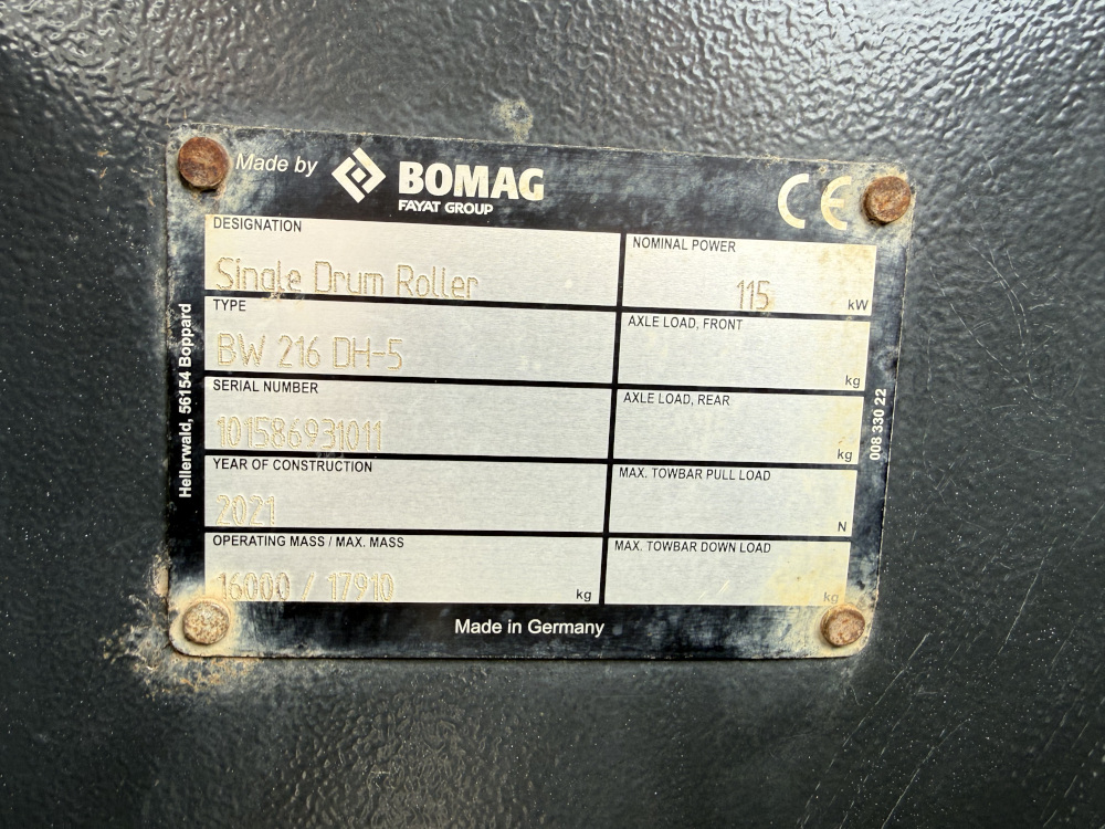 Usato 2021 Bomag BW 216 DH-5