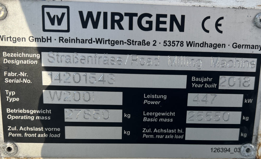 Usato 2018 Wirtgen W 200i