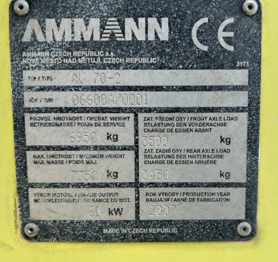 Usato 2007 Ammann AV 70-2