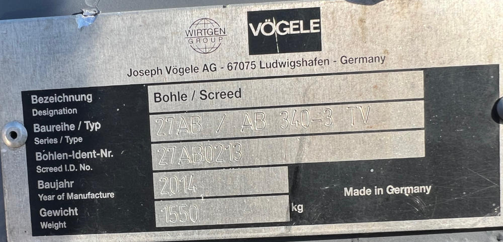 Usato 2014 Vogele S 1303-3i