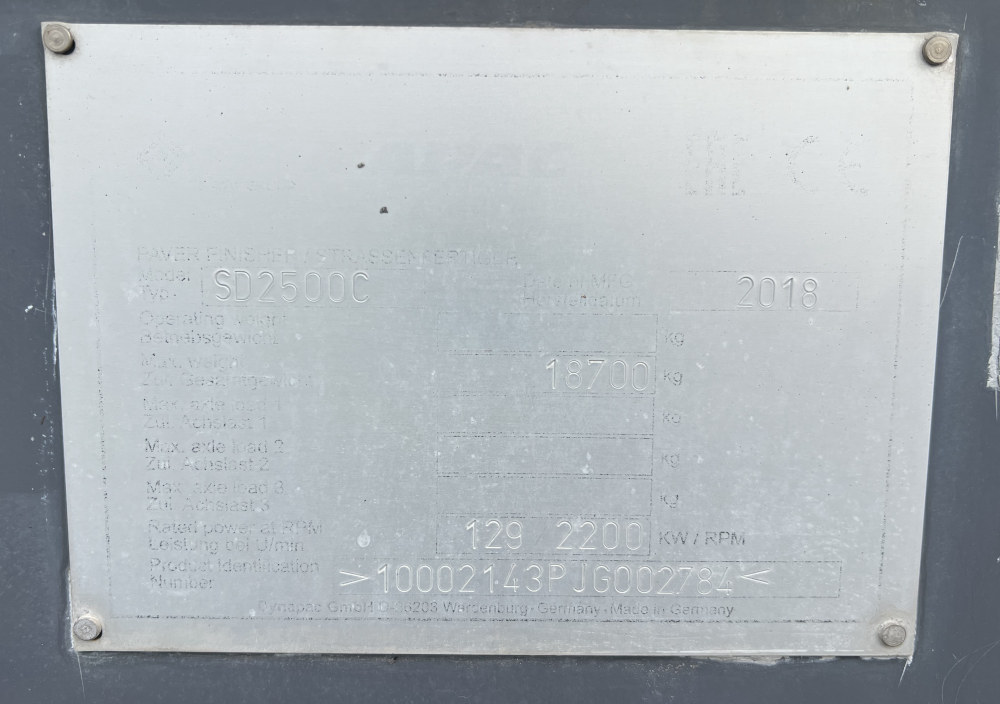 Usato 2018 Dynapac SD 2500 CS