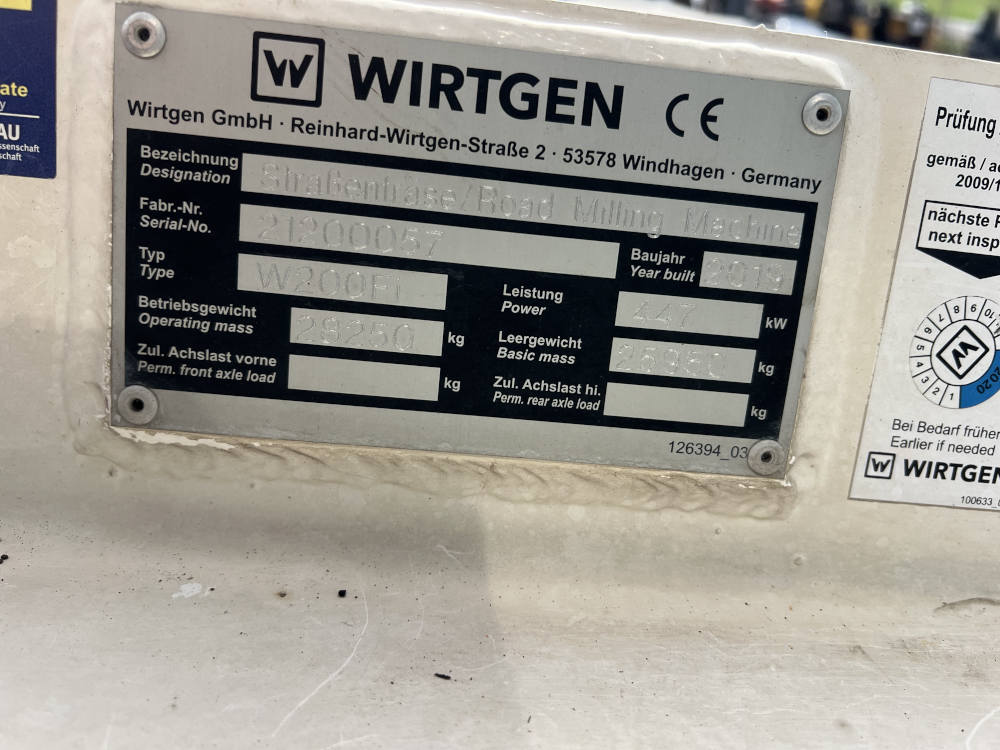 Usato 2019 Wirtgen W 200 Fi