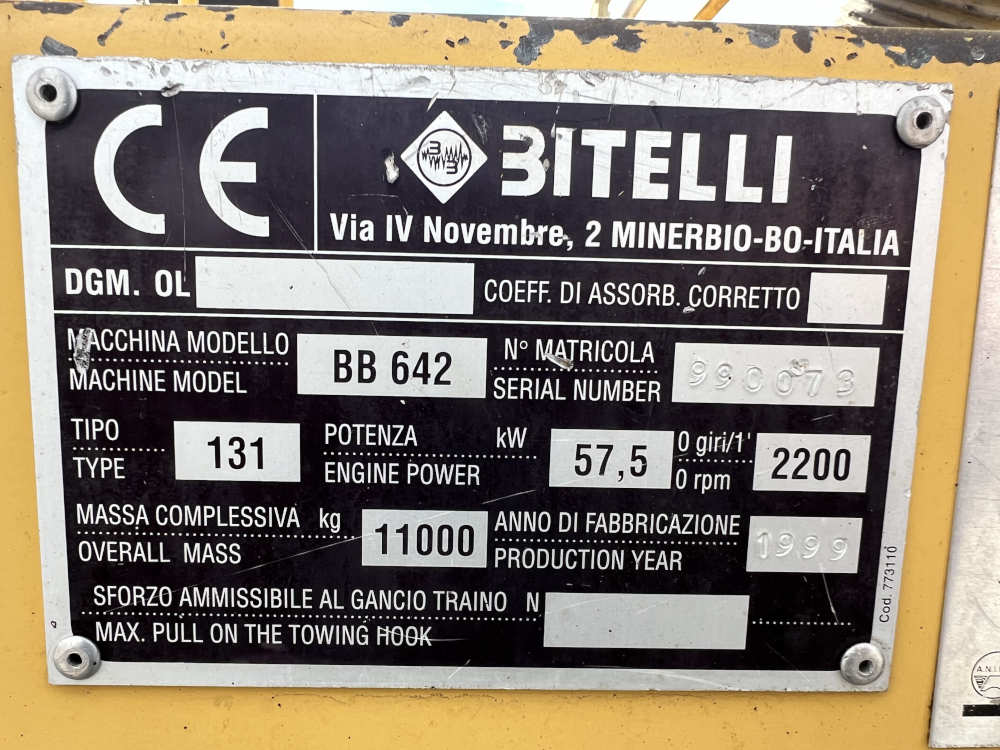 Usato 2000 Bitelli BB 642