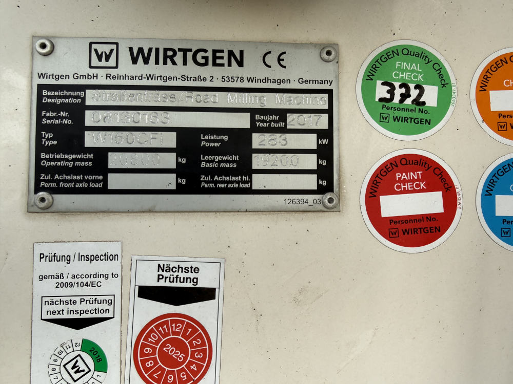 Usato 2017 Wirtgen W 150 CFi