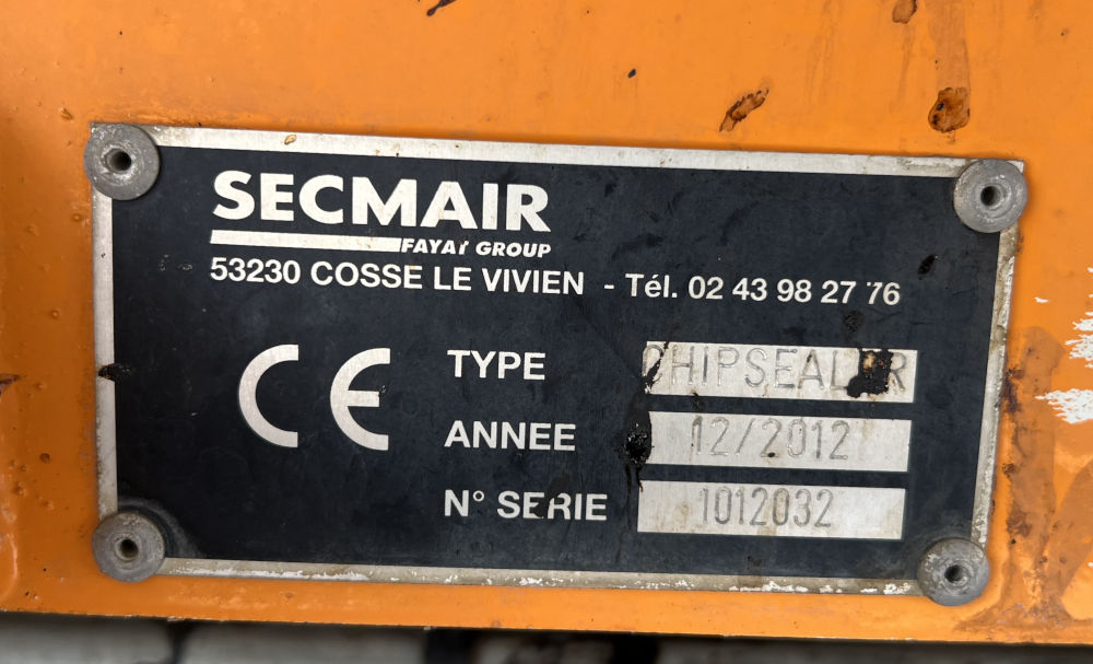 Usato 2012 Daf / Secmair CF 85.460 / Secmair Chipsealer BCG 500