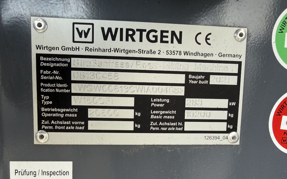 Usato 2021 Wirtgen W 150 CFi