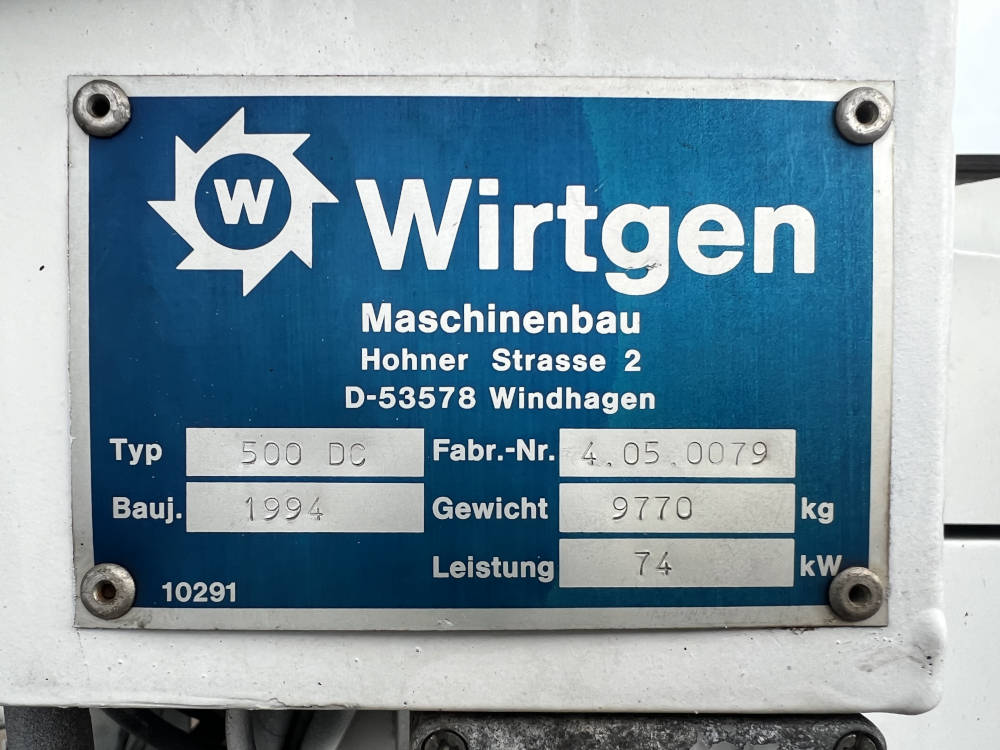 Usato 1994 Wirtgen W 500 DC -079-