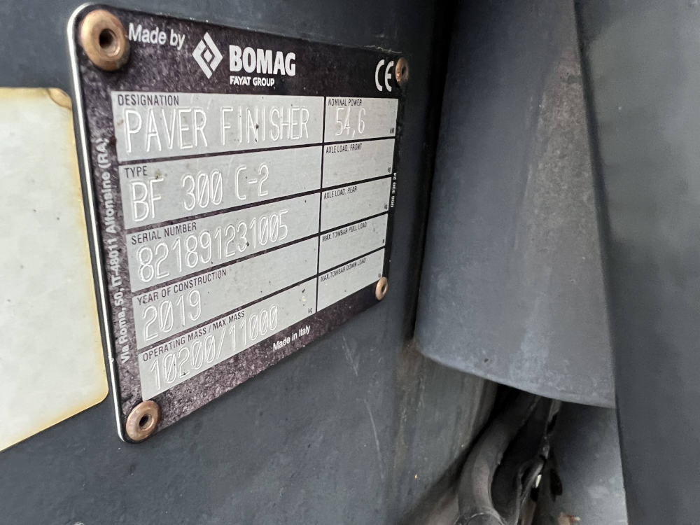 Usato 2019 Bomag BF 300 C-2