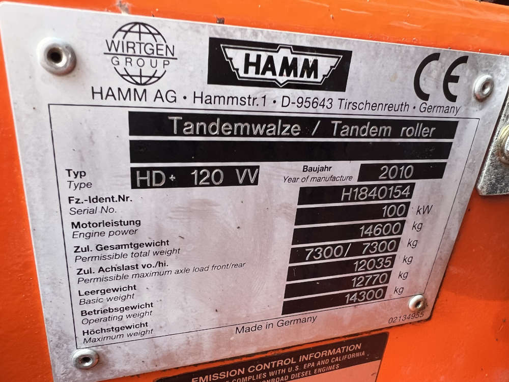 Usato 2010 Hamm HD+ 120 VV