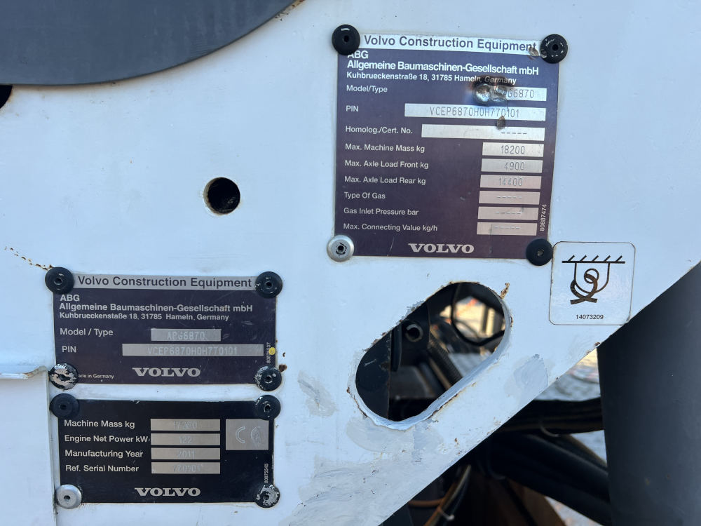 Usato 2011 Volvo ABG6870