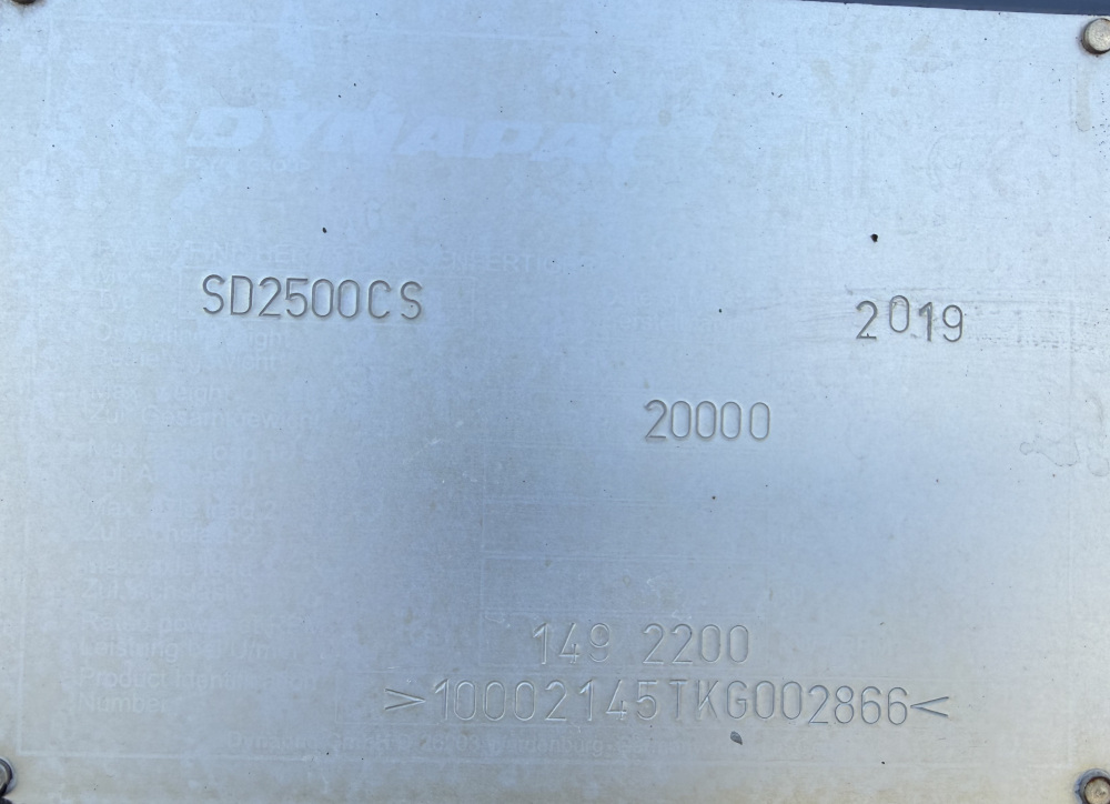 Usato 2019 Dynapac SD 2500 CS