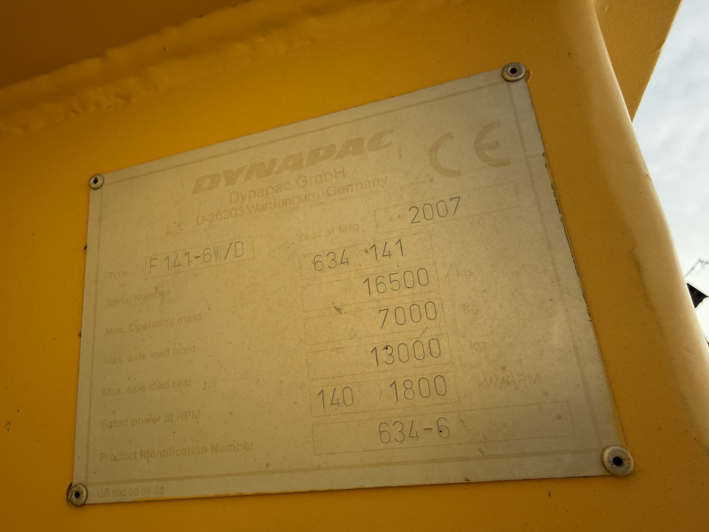 Usato 2007 Dynapac F 141 6W