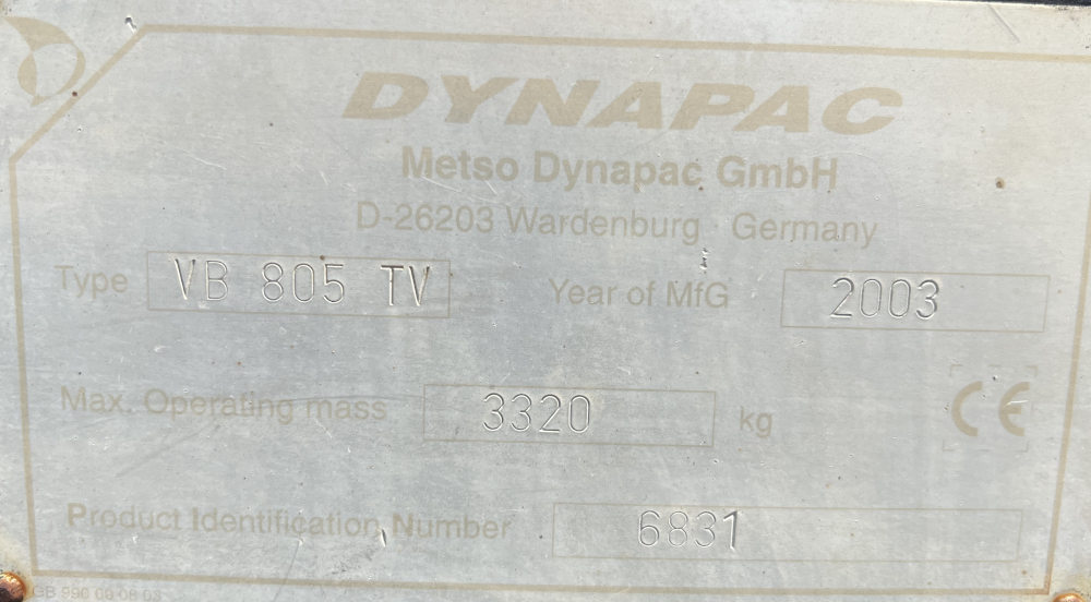 Usato 2003 Dynapac F 161 -228-