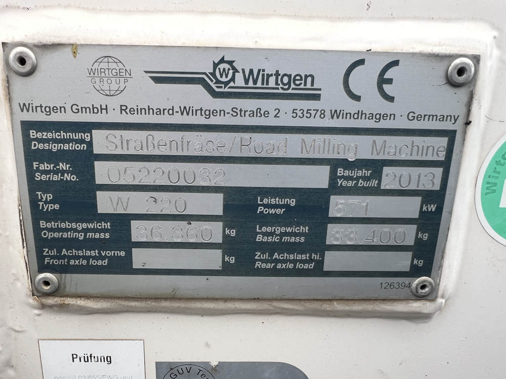 Usato 2013 Wirtgen W 220