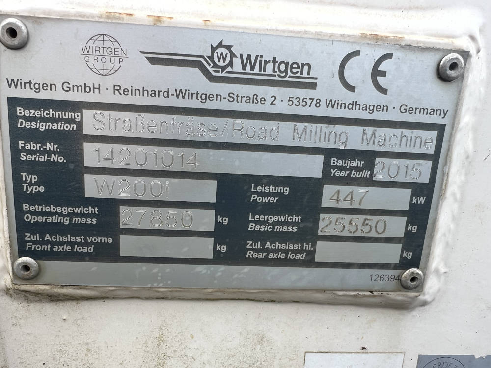 Usato 2015 Wirtgen W 200i