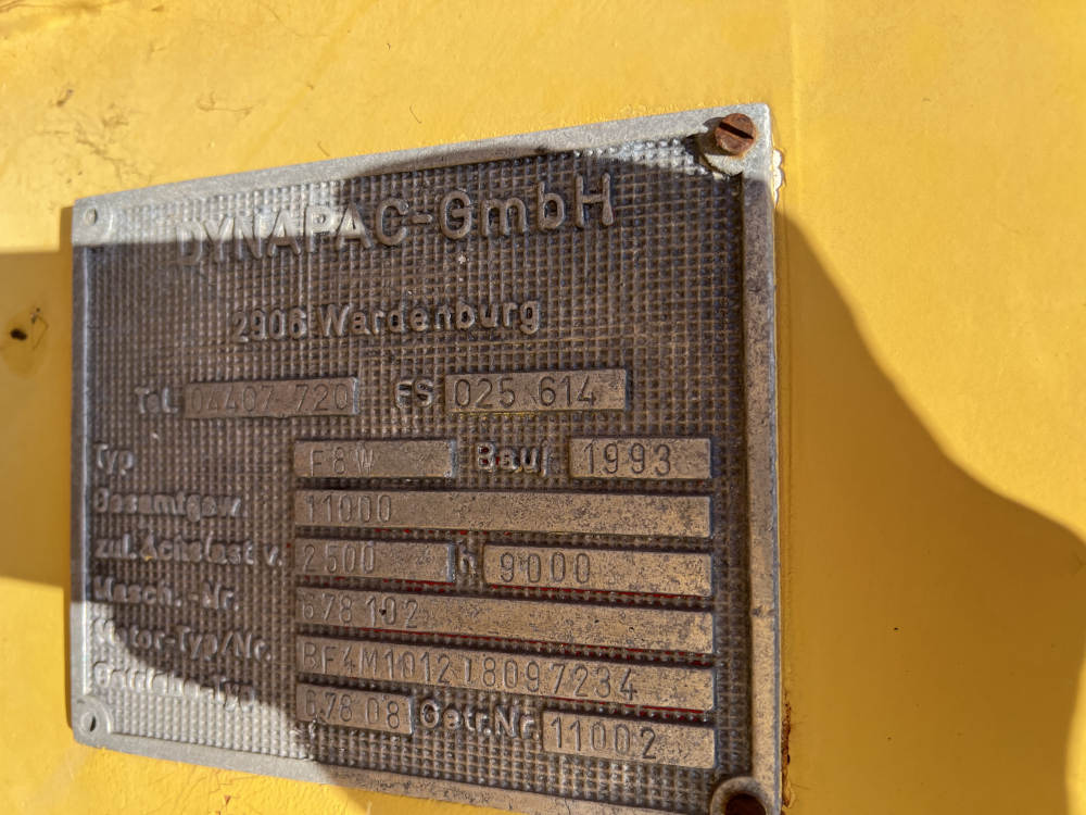 Usato 1993 Dynapac F 8 W