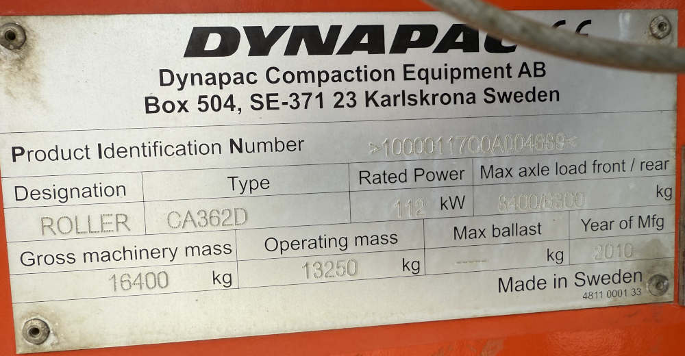 Usato 2010 Dynapac CA 362