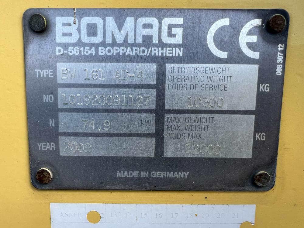 Usato 2011 Bomag BW 161 AD-4