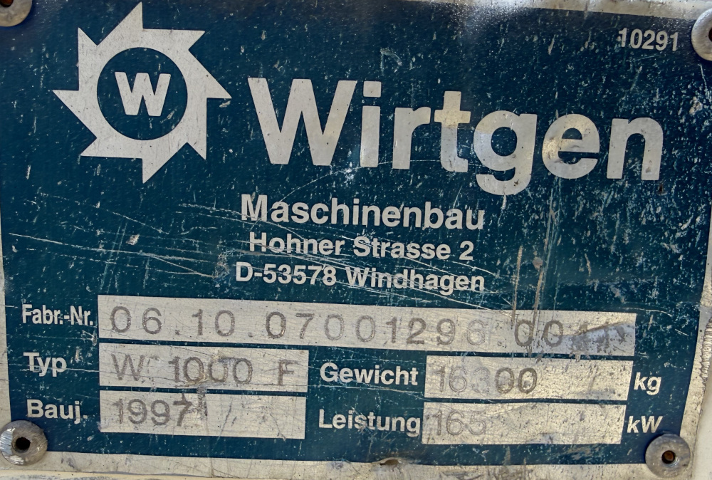 Usato 1997 Wirtgen W 1000F