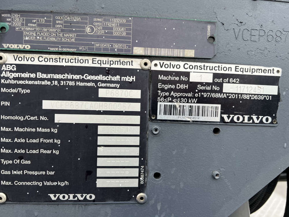 Usato 2014 Volvo P 6870C