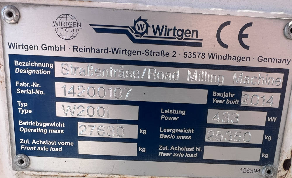 Usato 2014 Wirtgen W 200i
