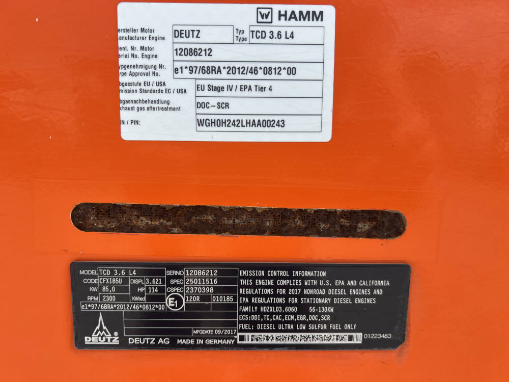 Usato 2017 Hamm HD+ 90i VV