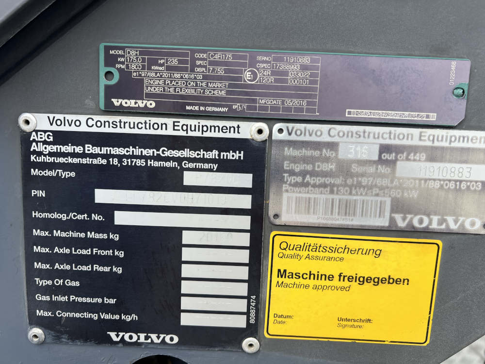 Usato 2017 Volvo P 7820C