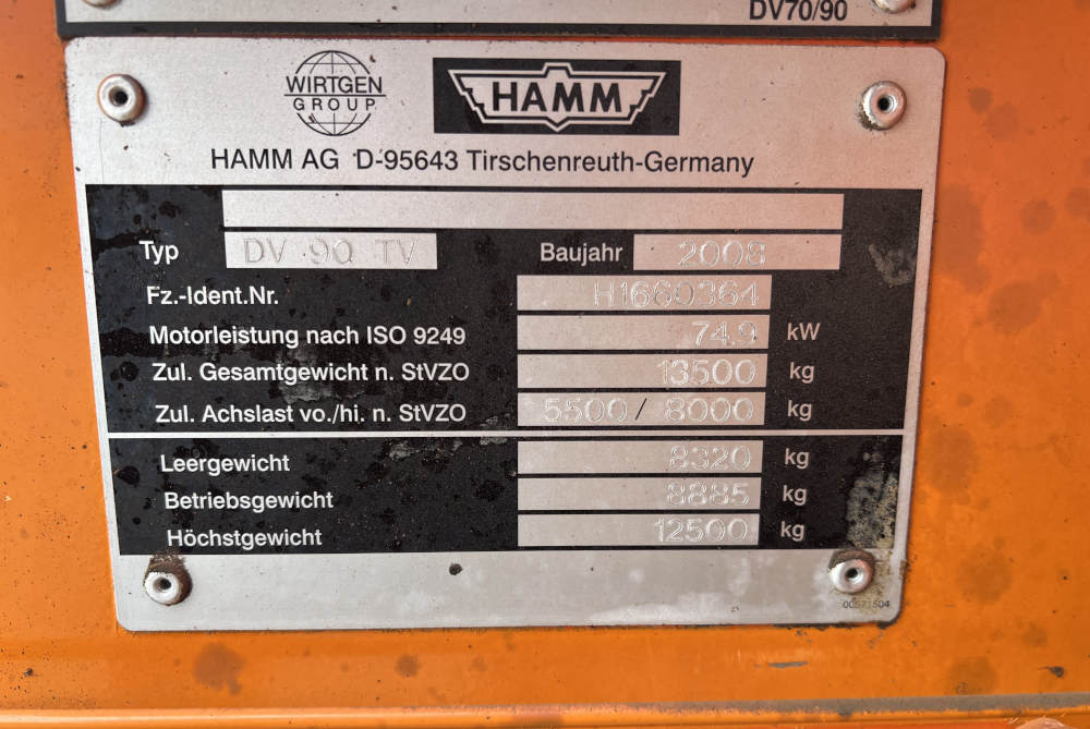 Usato 2008 Hamm DV 90 TV