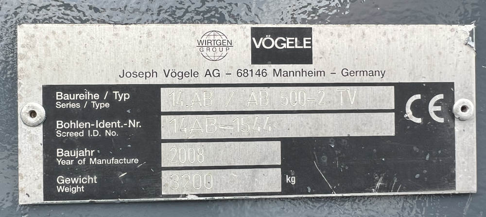 Usato 2008 Vogele S 1803-2 -524-