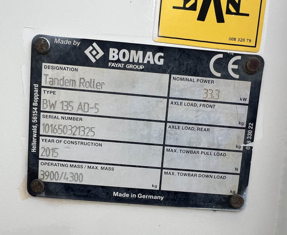 Usato 2015 Bomag BW 135 AD-5