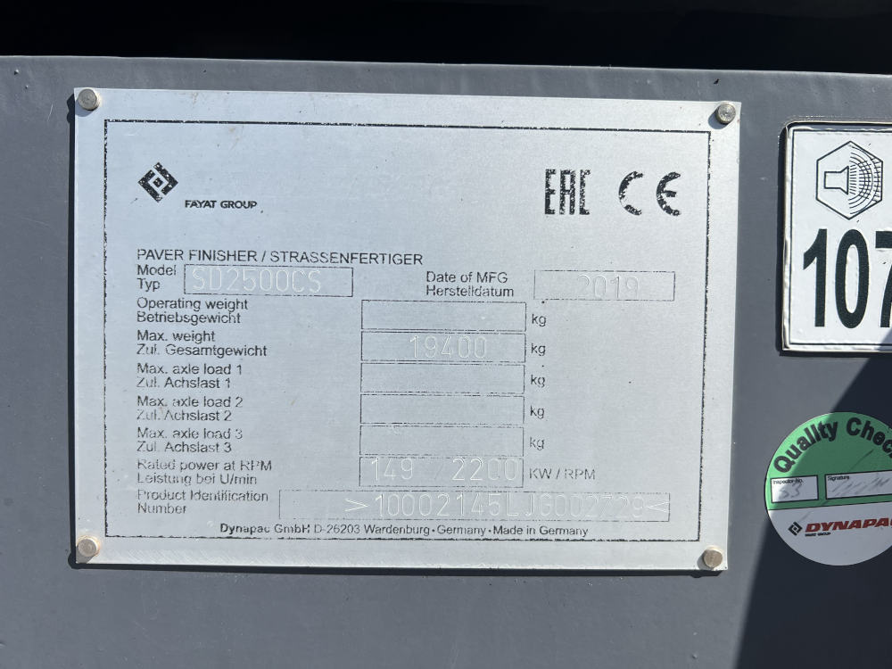 Usato 2019 Dynapac SD 2500 CS