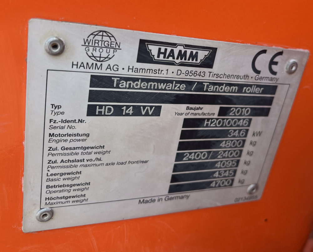 Usato 2010 Hamm HD 14 VV