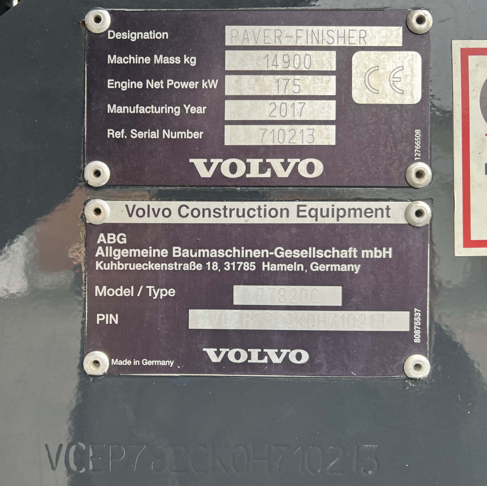 Usato 2017 Volvo P 7820C