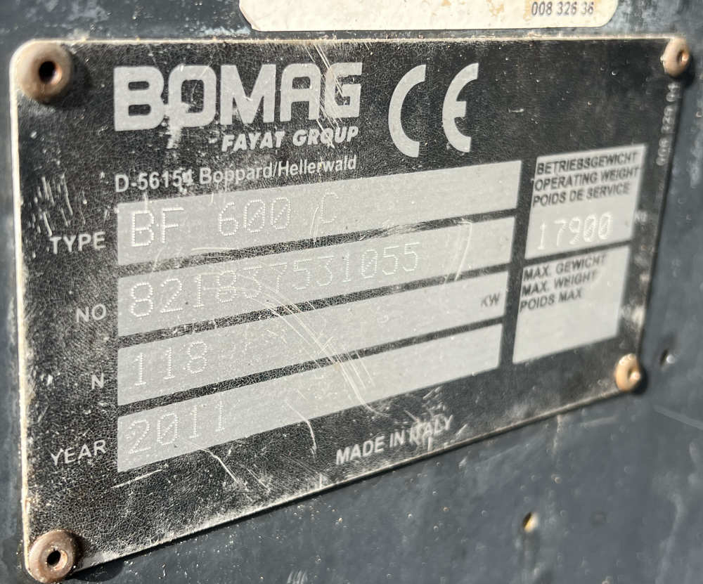 Usato 2011 Bomag BF 600C