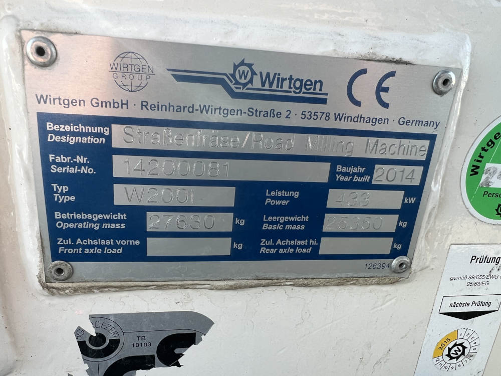 Usato 2014 Wirtgen W 200i -081-