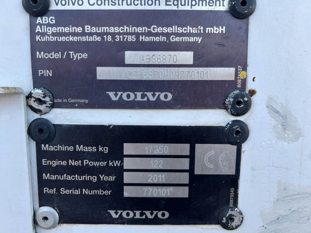 Usato 2011 Volvo ABG6870