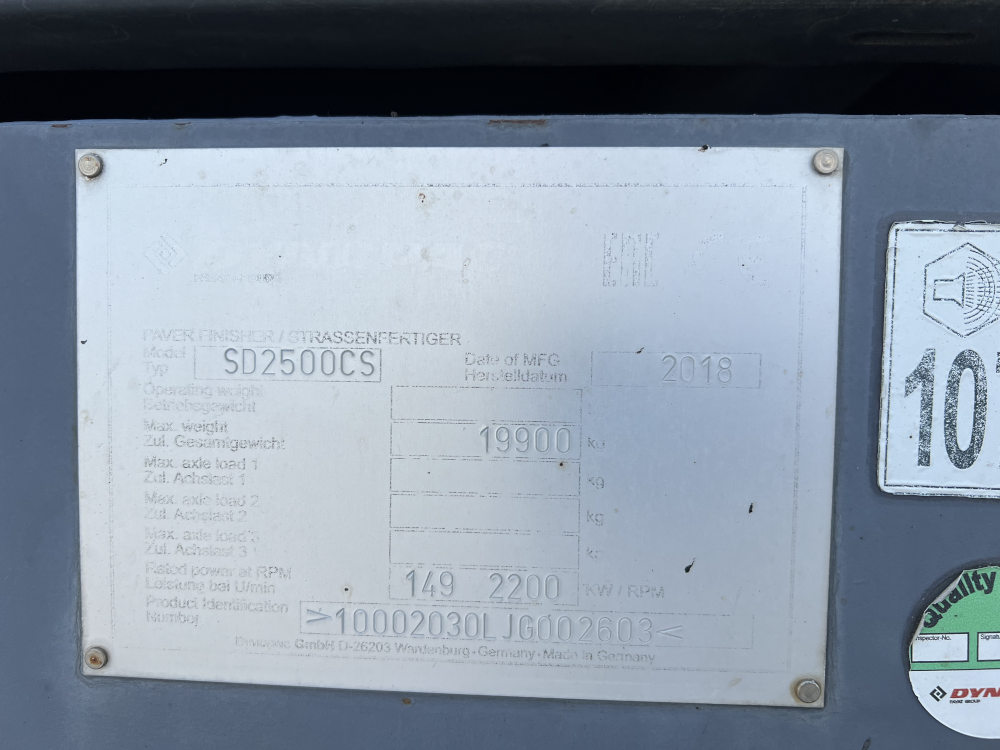 Usato 2018 Dynapac SD 2500 CS