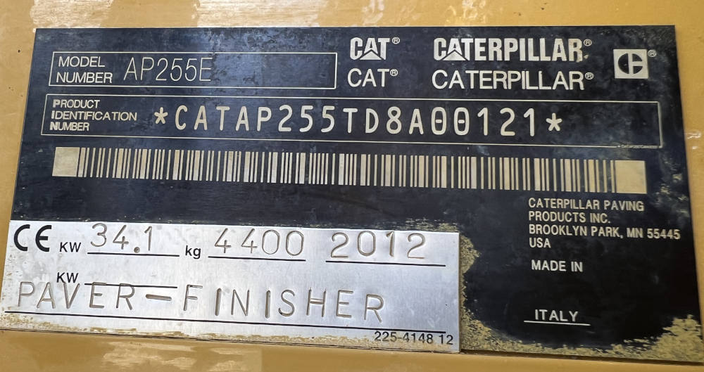 Usato 2012 Caterpillar AP 255E