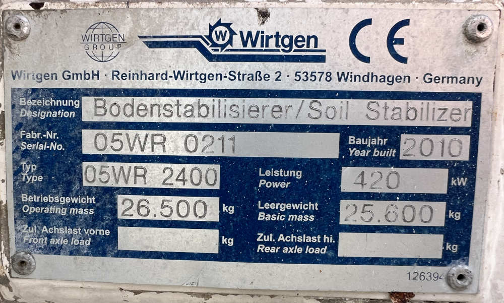 Usato 2010 Wirtgen WR 2400