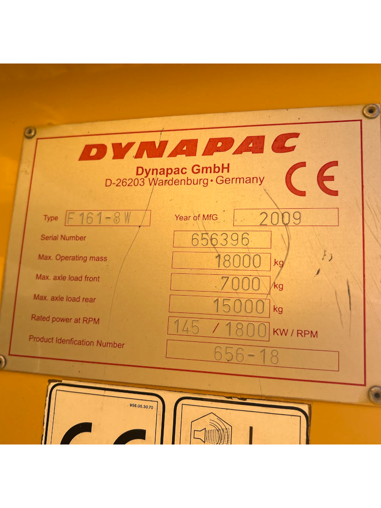 Usato 2009 Dynapac F 161 8W -396-