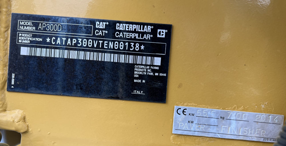 Usato 2014 Caterpillar AP 300D -138-