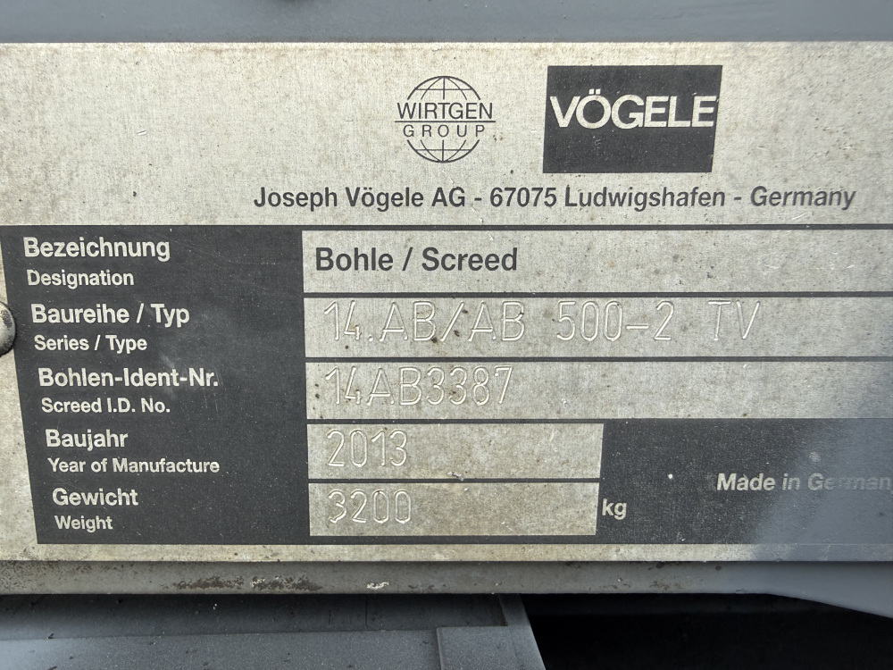 Usato 2013 Vogele S 1800-2