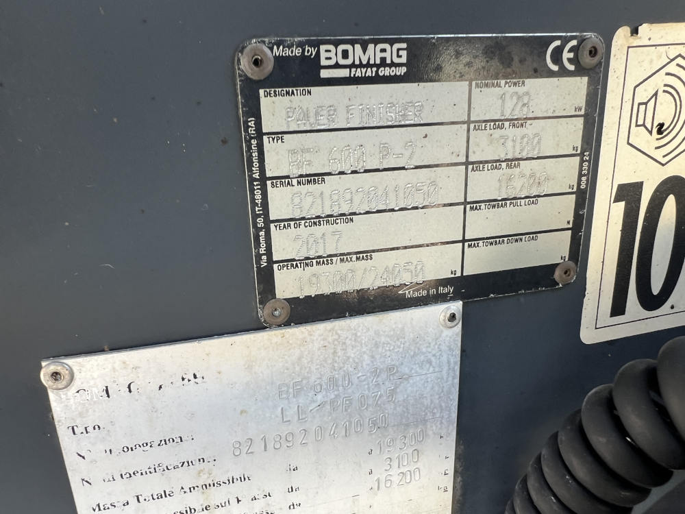 Usato 2017 Bomag BF 600P-2