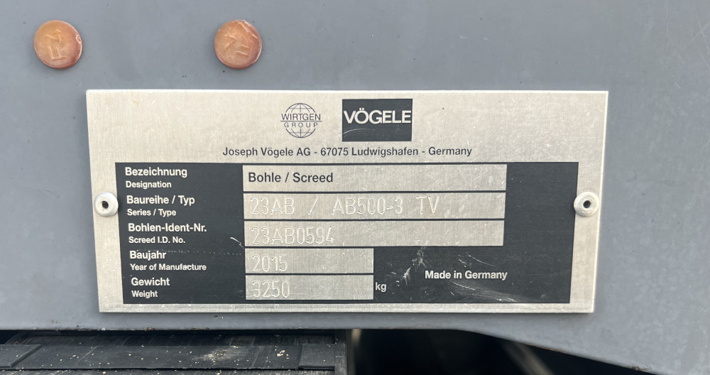 Usato 2015 Vogele Super 1900-3i