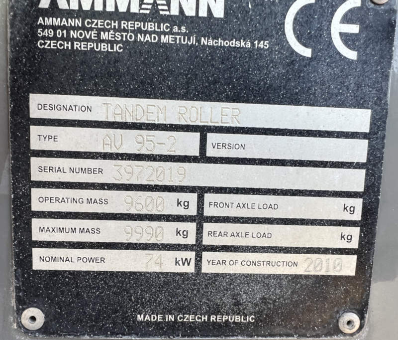 Usato 2010 Ammann AV 95-2