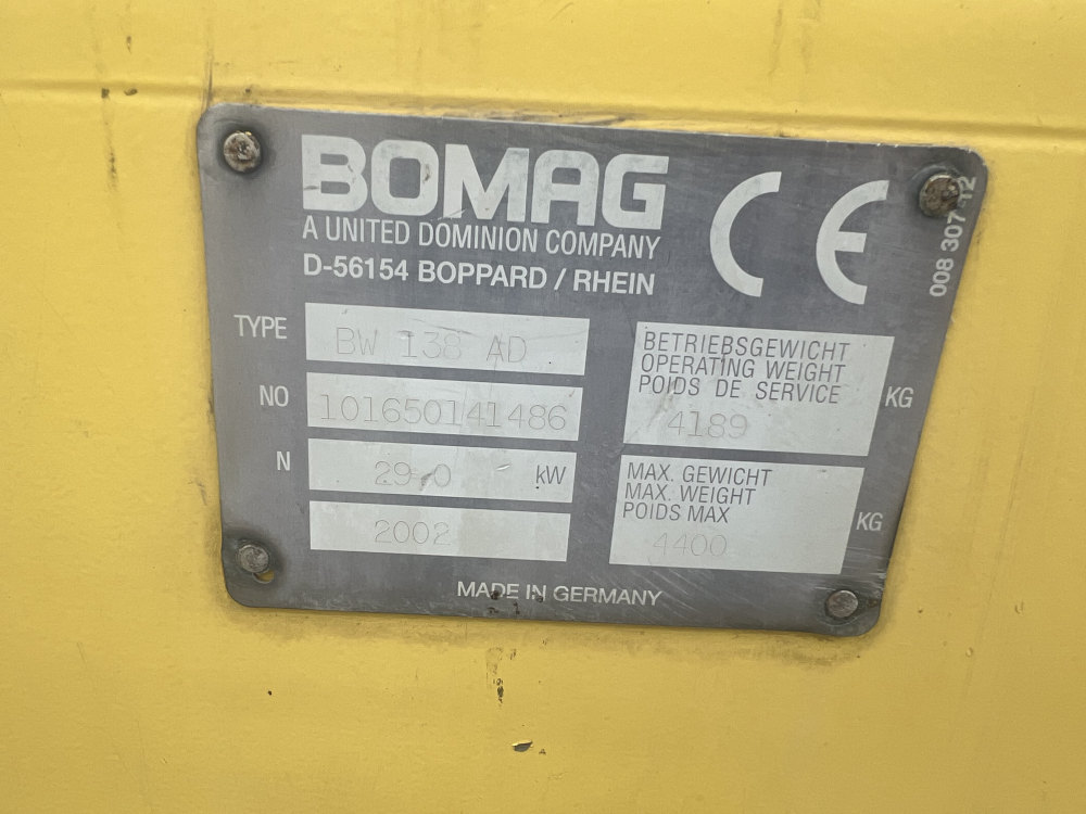 Usato 2002 Bomag BW 138 AD